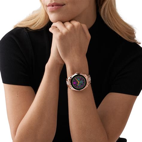 michael kors gen 6 bradshaw ladies smart watch|Michael Kors bradshaw smartwatch instructions.